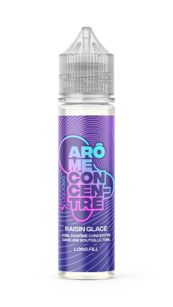 AROMES CONCENTRES LONGFILL - Raisin Glacé - 20ml / Bouteille 70ml x4