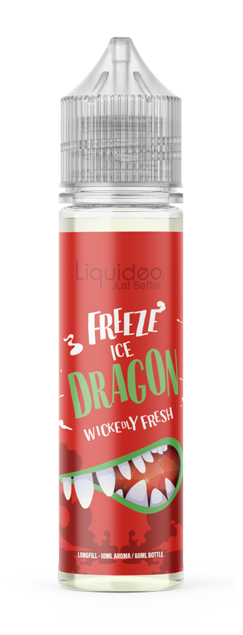 Export LONG FILL - Freeze Ice Dragon 10ml / Bouteille 60ml (0mg) x4