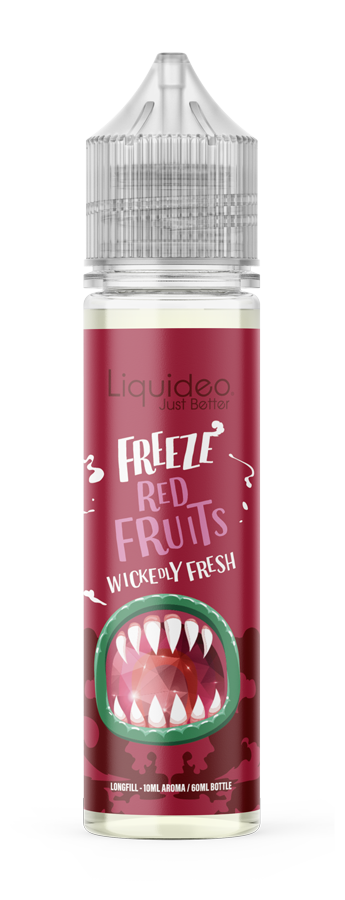 Export LONG FILL - Freeze Red Fruits 10ml / Bouteille 60ml (0mg) x4