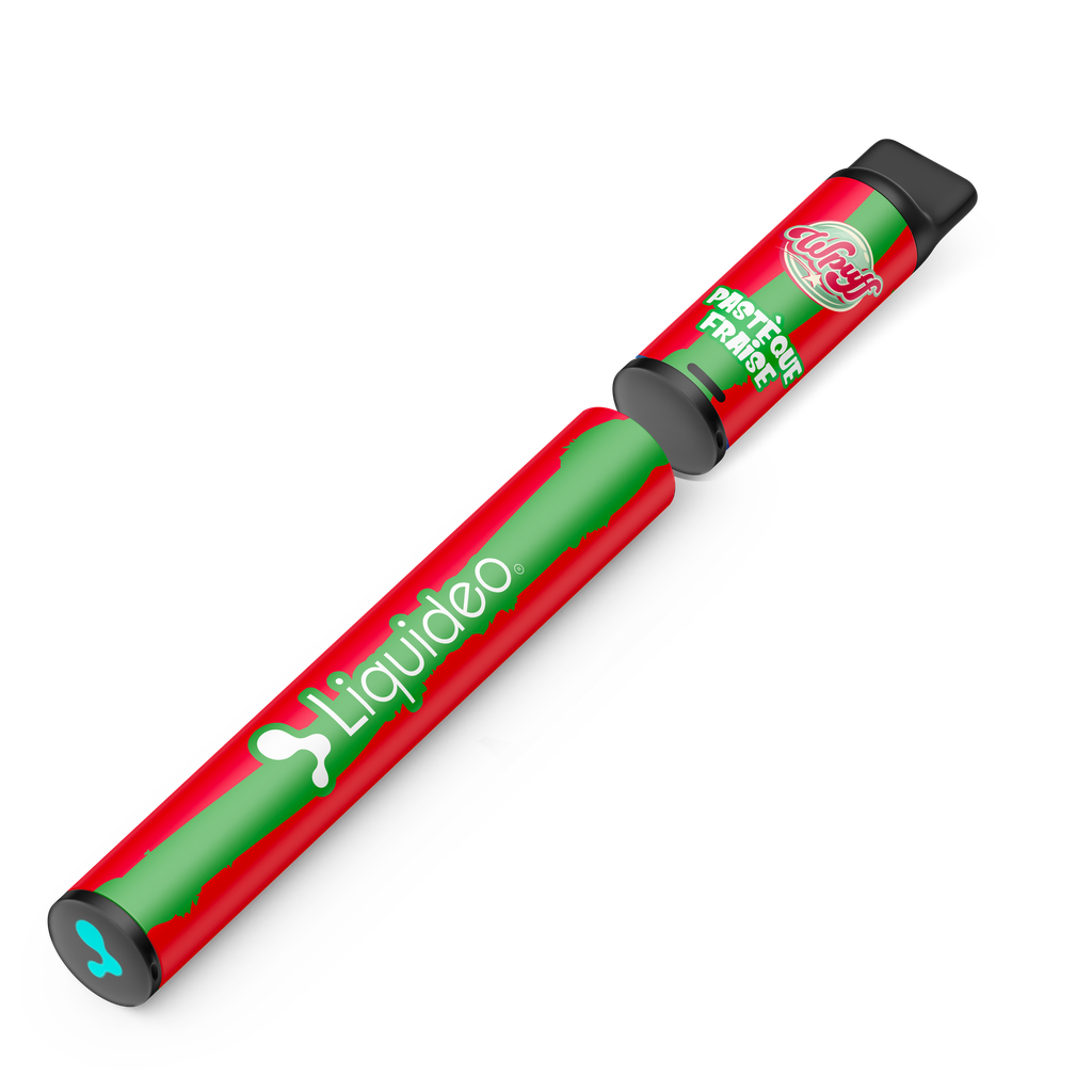 Wpuff Original Pod 600 - 1 batterie + 1 pod Pastèque fraise x10