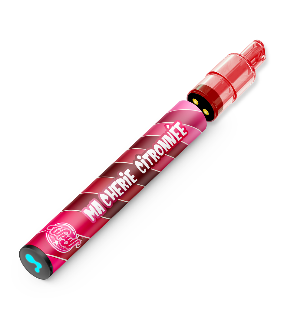 Wpuff Pod 2.0 800 - 1 batterie + 1 pod Ma chérie citronnée x10