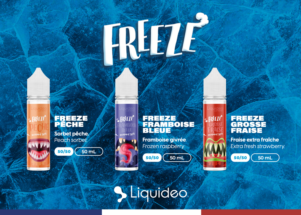 Carte des saveurs Freeze