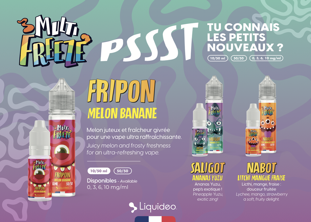 Carte des saveurs MultiFreeze