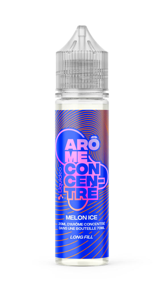 AROMES CONCENTRES LONGFILL - Melon Ice - 20ml / Bouteille 70ml x4