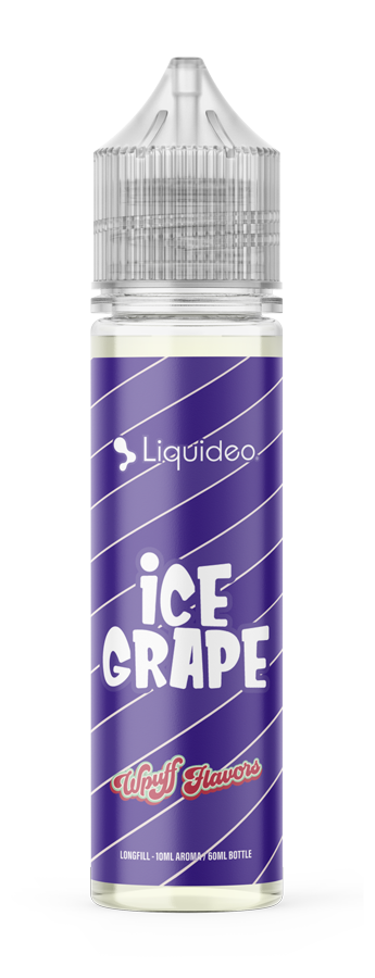 Export LONG FILL - Ice Grape 10ml / Bouteille 60ml (0mg) x4