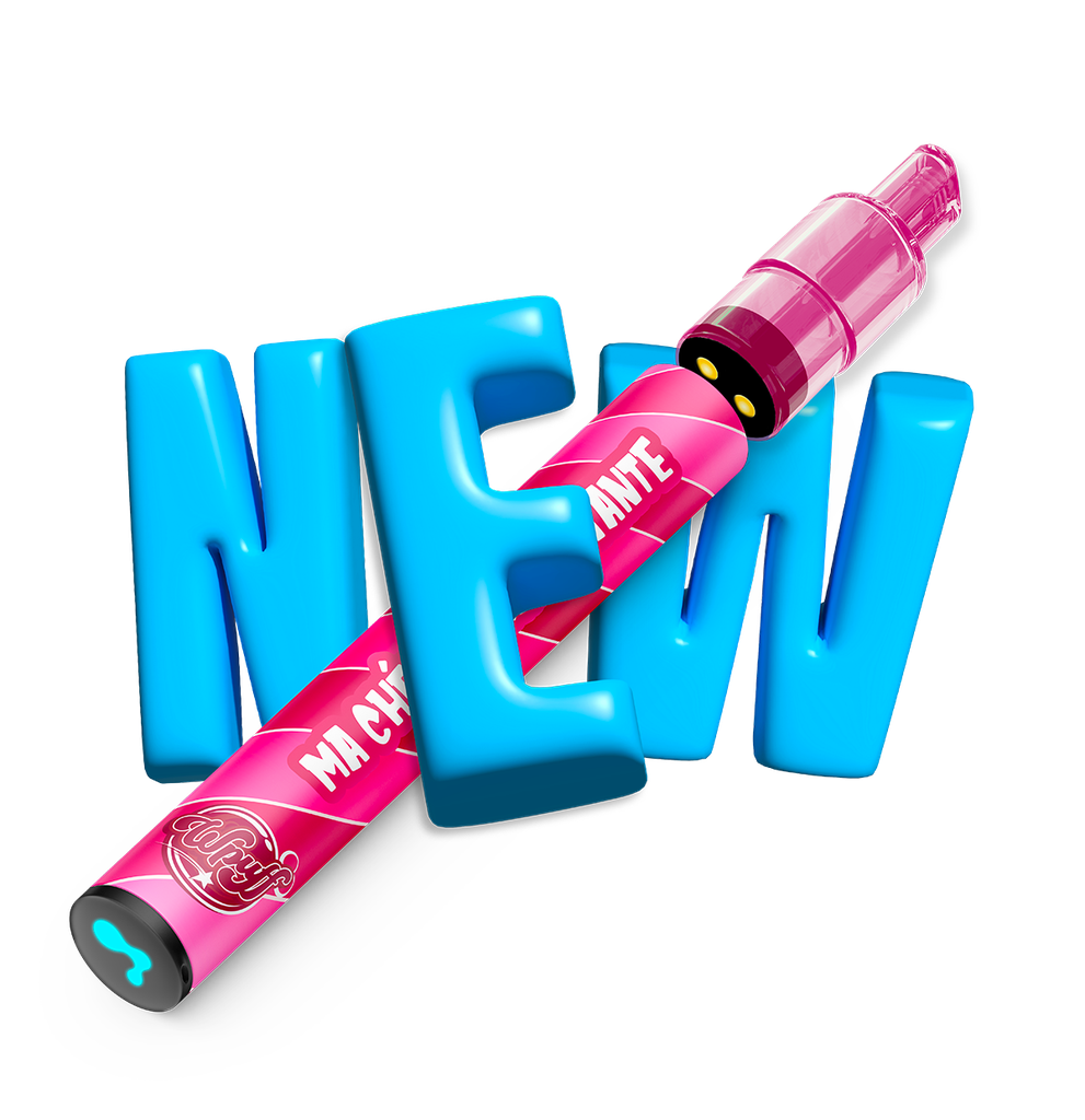 Wpuff Pod 2.0 800 - 1 batterie + 1 pod Ma Chérie Framboyante x10