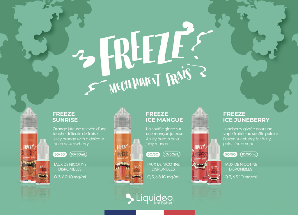 Carte des saveurs Freeze