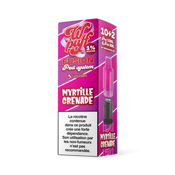 Fusion Pod System - 1 pod Myrtille Grenade x10